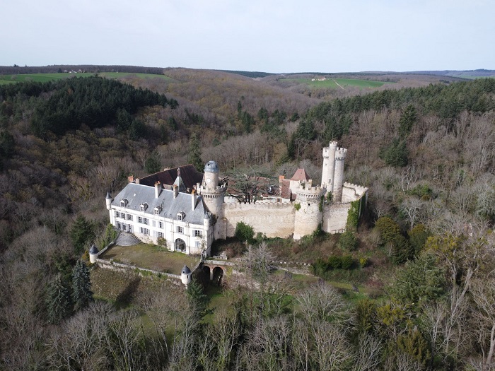 achat vente Légendaire Forteresse Médiévale a vendre   Classée et Inscrite Monument Historique , dépendances Veauce , sur son éperon rocheux ALLIER AUVERGNE